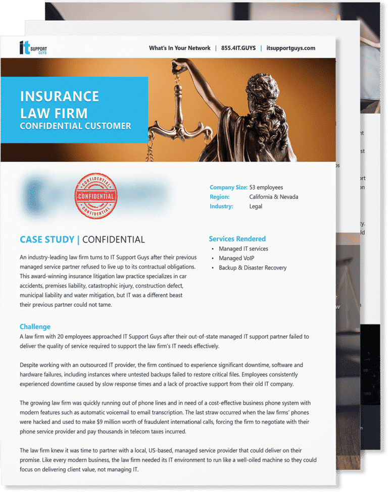 Case Study Insurance Law Firm IT Support Guys Managed IT Services pop