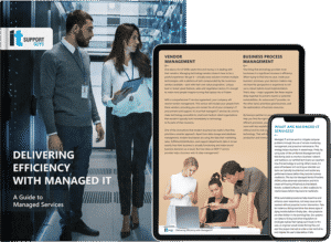 Delivering Efficiency with Managed IT Services eBook Guide mockup