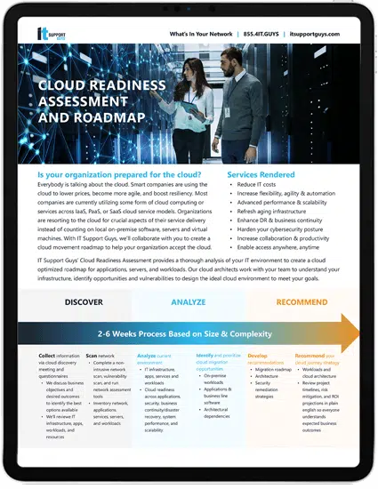 cloud readiness assessment solution brief featured image