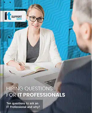 A print copy of ITSG's guide for How to Hire an IT Professional