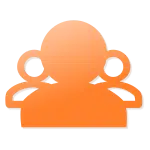 Orange icon. IT setup and support for users.