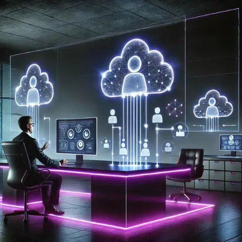 Active Directory migrations image featuring secure cloud migration for enhanced directory services, improved scalability, and simplified management.